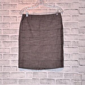 Iz‎ Byer Brown Knee-Length Pencil Skirt for Work size 9